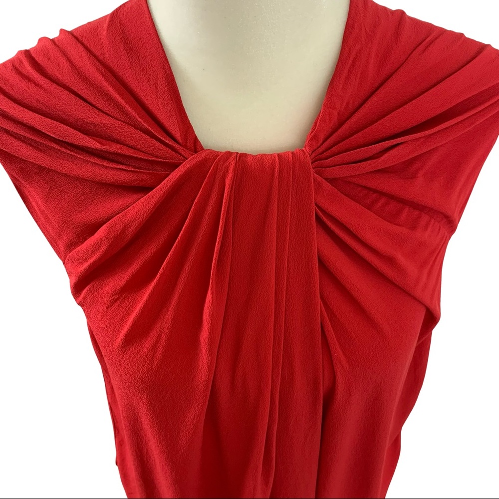 M.M. LaFleur Bancroft Top in Fire Cracker Red, M - Picture 3 of 12